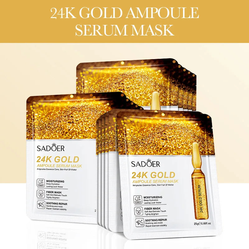 Gold Hyaluronic Acid Face Mask Facial