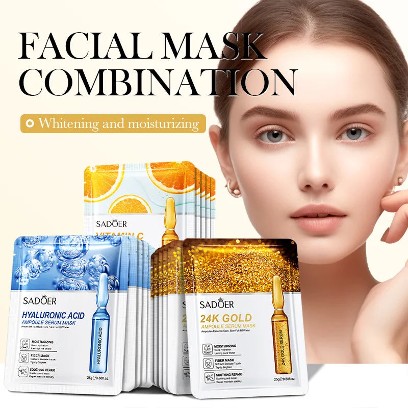 Gold Hyaluronic Acid Face Mask Facial